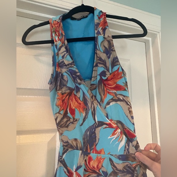 Lulus Tropical Wrap Dress, Medium - Picture 2 of 4
